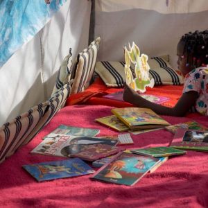 Bibliotheque au club enfants