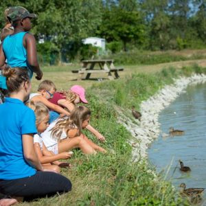 Balade à l'étang avec le club enfants