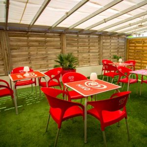 Espace détente au bar